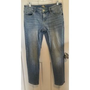 Tommy Bahama Slim Boyfriend Jeans Womens Size 28x29 Blue Cotton Denim Light Wash